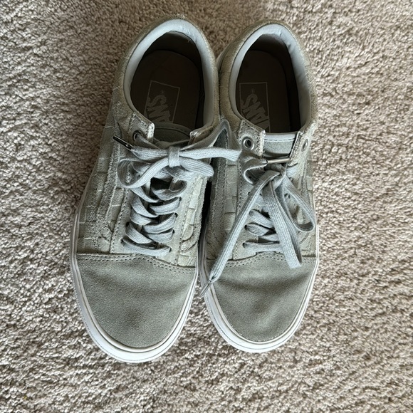 Embossed Check old school stacked vans - Picture 3 of 8